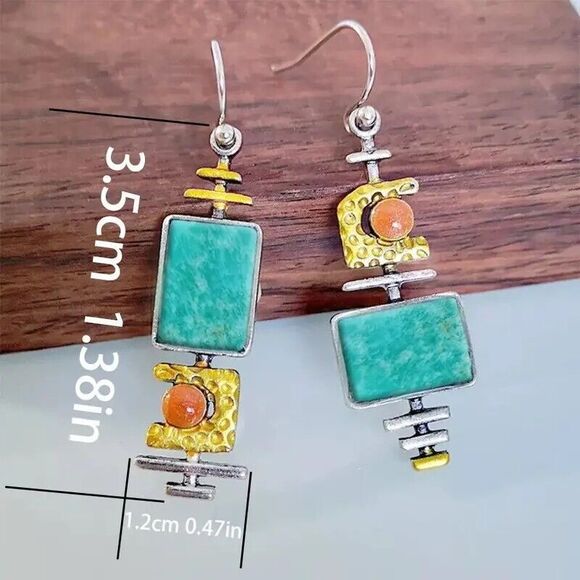 Back In Stock, BOHO Art Earrings - Picture 2 of 4